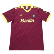 91/92 AS Roma Home Red Retro Man Soccer Jersey